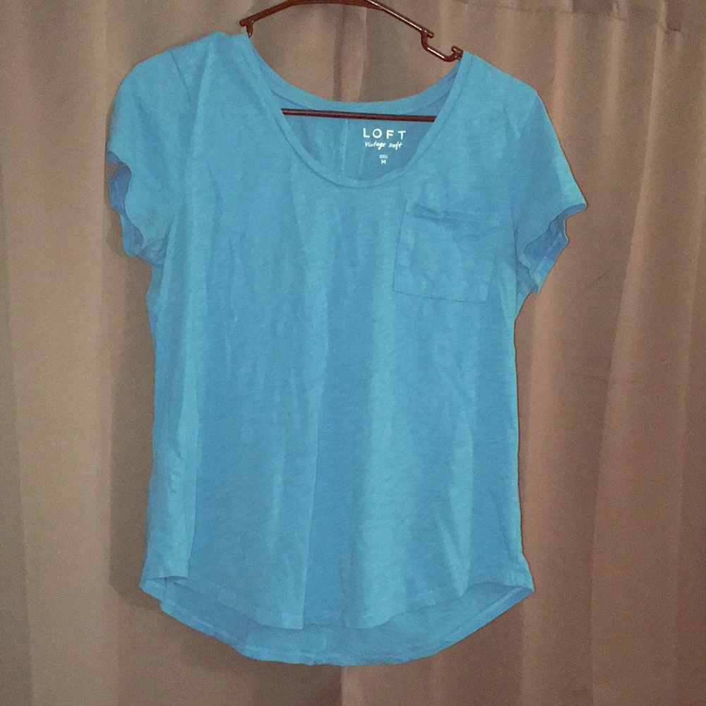 Light blue LOFT vintage soft tee size M